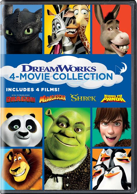 DreamWorks 4-Movie Collection (How to Train Your Dragon / Madagascar ...