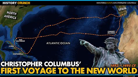 Christopher Columbus First Voyage - HISTORY CRUNCH - History Articles, Biographies, Infographics ...