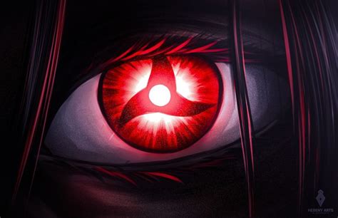 Mangekyo Sharingan Glow wallpaper Credit To : [ dr.stone_art ] in 2023 ...