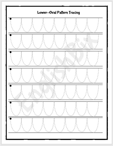 Curved Line Tracing Worksheet - EnglishBix