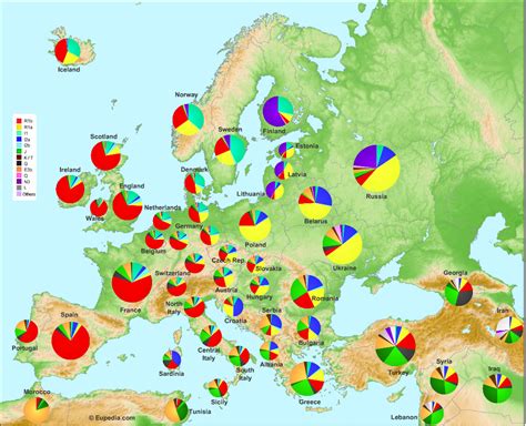 Europe Genetic Map ~ ONEIROITAN1