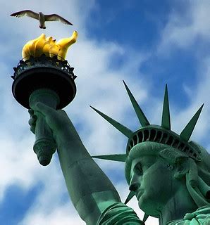 New York - Liberty Island "Statue of Liberty & Seagull" | Flickr