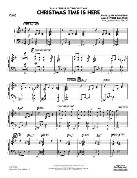 Christmas jazz piano sheet music - corpscopax