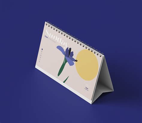 Floral Desk Calender on Behance