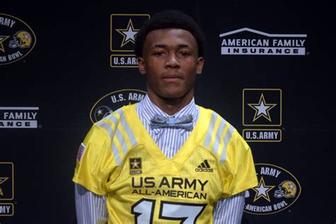 Wide receiver DeVonta Smith gets Army All-American jersey | USA TODAY ...