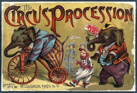 Vintage Circus Poster Circus Procession Victorian | Etsy