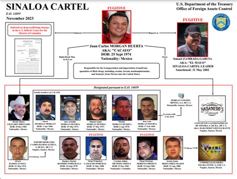 U.S. freezing assets of 13 Sinaloa cartel members | BorderReport