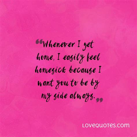 Homesick - Love Quotes