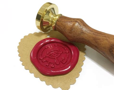 Sheikah Eye Symbol Zelda Wax Seal Stamp / Wedding Invite / | Etsy