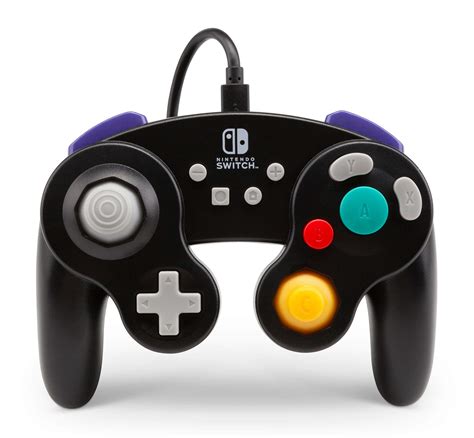 Buy PowerA Wired Officially Licensed GameCube Style Controller/Super Smash Bros. Black Online at ...