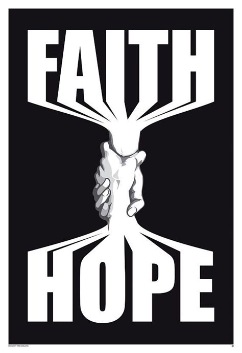 Faith and Hope Motivational print Faith and hope typography | Etsy | Hope typography, Hope ...