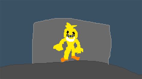 Pixilart - Nightmare Toy Chica Jumpscare test by Silk-Moth