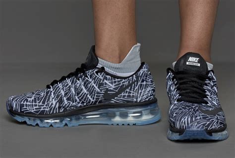 Sports & Fitness Nike Womens Air Max 2016 Print Running Shoes Black White Running Sports ...