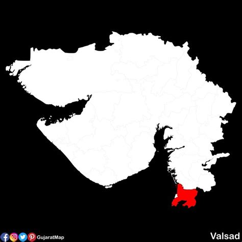 Valsad Gujarat Map #GujaratMap #Gujarat #Map #india #valsad | Bharuch ...