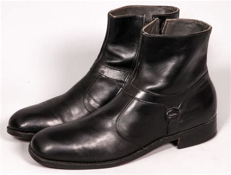 Black Beatle Boots Men's Size 11 .5 C by MetropolisNYCVintage