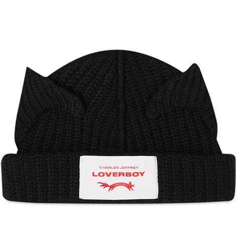 Charles Jeffrey Chunky Ears Beanie Hat Black | END. (AT)