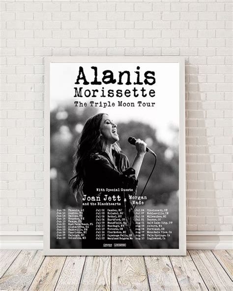 Alanis Morissette the Triple Moon Tour 2023 Poster Wall - Etsy