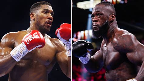 Anthony Joshua and Deontay Wilder 'virtually have a deal agreed' for ...