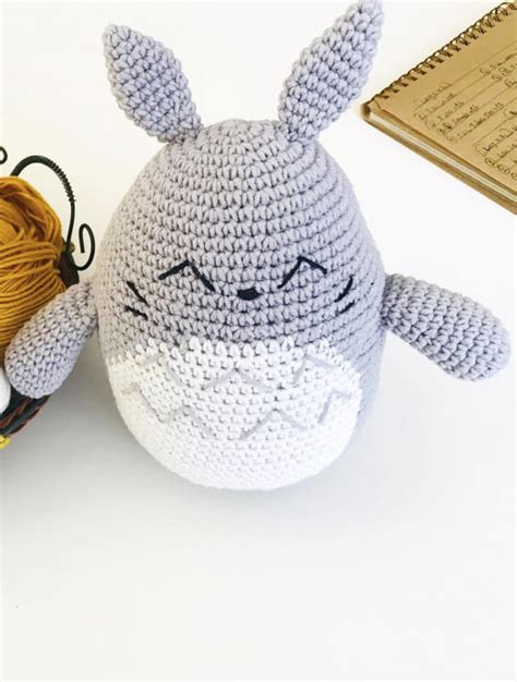 Crochet Totoro PDF Amigurumi Free Pattern - Lovelycraft