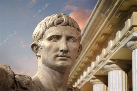 Statue of Julius Caesar Augustus in Rome — Stock Photo © outsiderzone ...