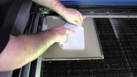 Laser engraving an acrylic award - Redsail Laser