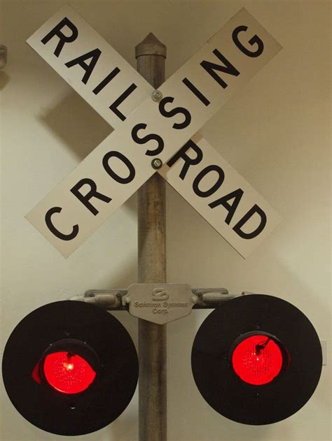 Full-sized Railroad Crossing Sign | Railroad crossing signs, Crossing sign, Railroad