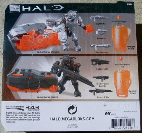 Halo 5 Mega Bloks Promethean Weapons Customizer Pack! - Halo Toy News