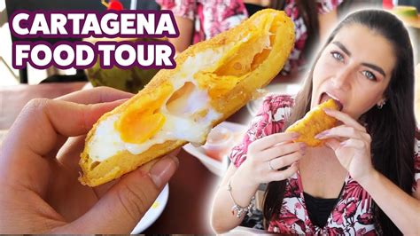 8 Must-Try Foods In Cartagena, Colombia: Arepa, Ceviche, Raspao - YouTube