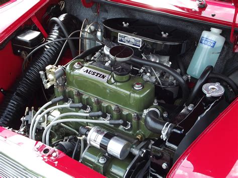 1967 Austin Mini Cooper | The engine bay on this 1967 Austin… | Flickr