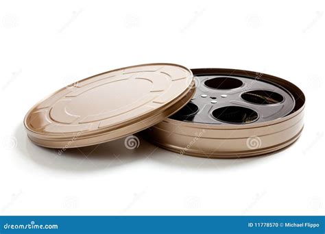 A Movine Film Canister On White Stock Photo - Image: 11778570