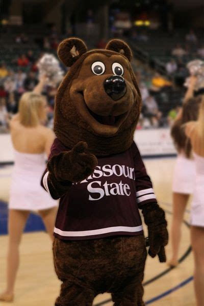 Missouri State Bears mascot, Boomer the Bear | Missouri state, Missouri ...