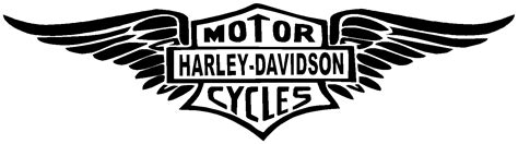 Harley Davidson Logo Cliparts - Perfect for Motorcycle-Themed Projects