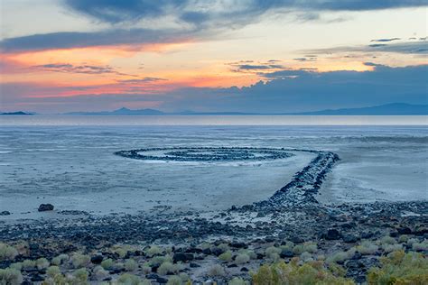 Spiral Jetty, Great Salt Lake, Utah