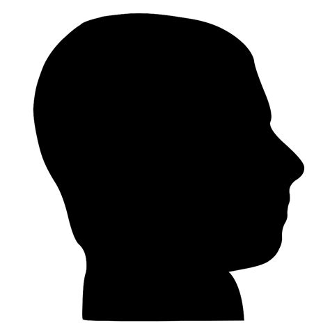 File:Male head silhouette.svg - Wikimedia Commons