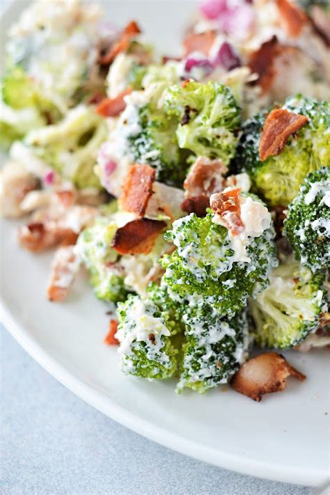 Chicken Broccoli Salad - Easy Low Carb Lunch or Side Dish