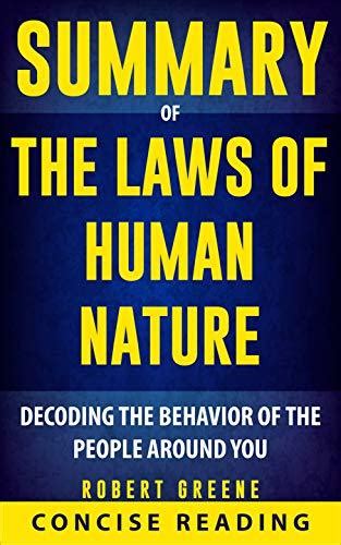 Summary of The Laws of Human Nature By Robert Greene by Concise Reading ...