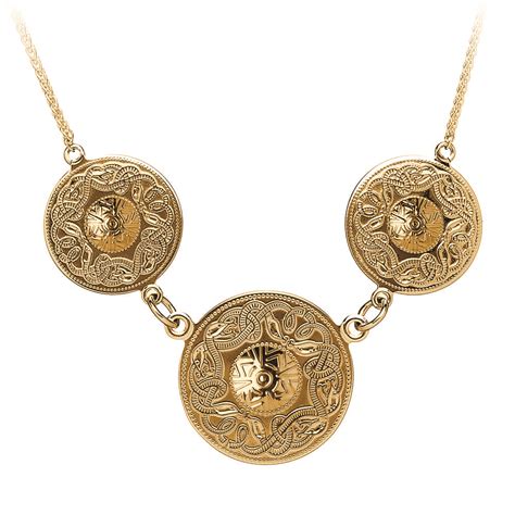 Celtic Warrior Necklace – Triple Disc - WP3 - Out of Ireland