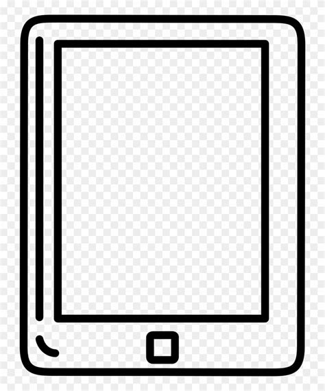 Download Image Free Stock Tablet Outline Svg Png Icon Free Download - Tablet Outline Clipart ...