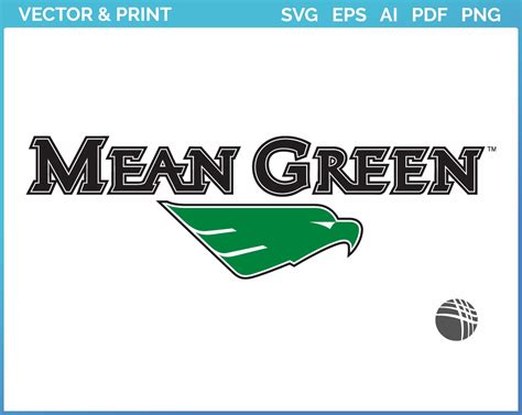 North Texas Mean Green - Secondary Logo (2005) - College Sports Vector ...