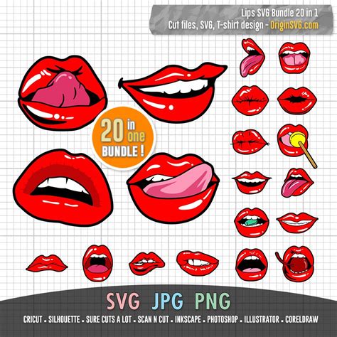 Lips With Tongue Svg | Lipstutorial.org