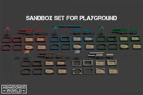 Sandbox Set For Playground | 3D Exterior | Unity Asset Store