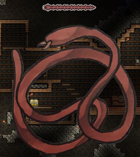 Drawing all enemies until 1.4 is released Day 33 - Giant Worm : r/Terraria