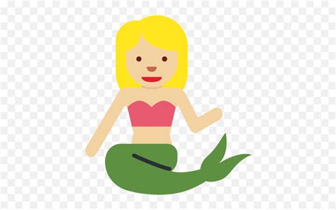 Mermaid Emoji With Medium - Merman Medium Light Skin Tone Hot Emoji ...