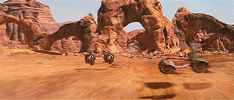 Pod Racing in desert | Star Wars Galaxy | Star wars, The phantom menace, Stars