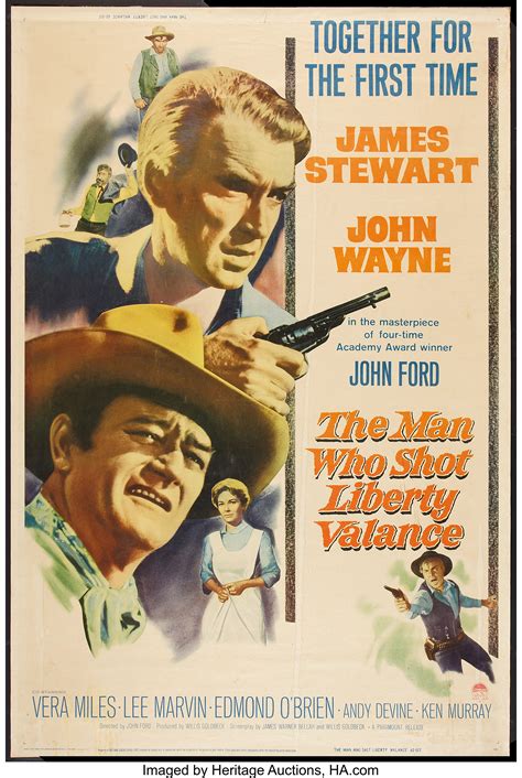 The Man Who Shot Liberty Valance (Paramount, 1962). Poster (40" X | Lot #5279 | Heritage Auctions