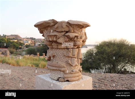 Satet temple on Elephantine island in Aswan Stock Photo - Alamy