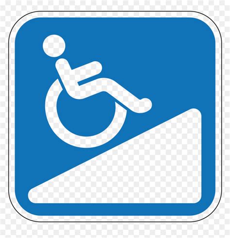 Transparent Handicapped Png - Wheelchair Ramp Transparent Clipart, Png ...