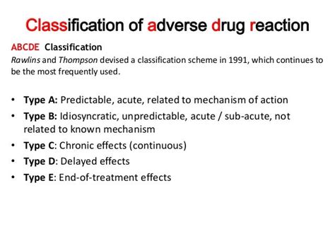 Introduction to Adverse Drug Reactions