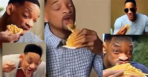 Horrific AI-Generated Video Shows Will Smith Eating Spaghetti