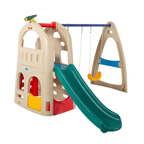 Kids plastic slide,Swing slide set,Childrens swing and slide - Zhejiang Monle Toys Co.,Ltd